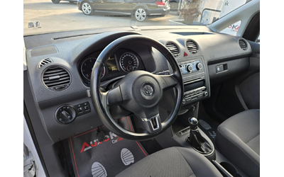 VW Caddy 1.6TDI-102кс= КЛИМАТИК= ПЪТНИЧЕСКИ - автомобили, коли, обяви за нови и употребявани 7
