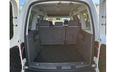 VW Caddy 1.6TDI-102кс= КЛИМАТИК= ПЪТНИЧЕСКИ - автомобили, коли, обяви за нови и употребявани 9
