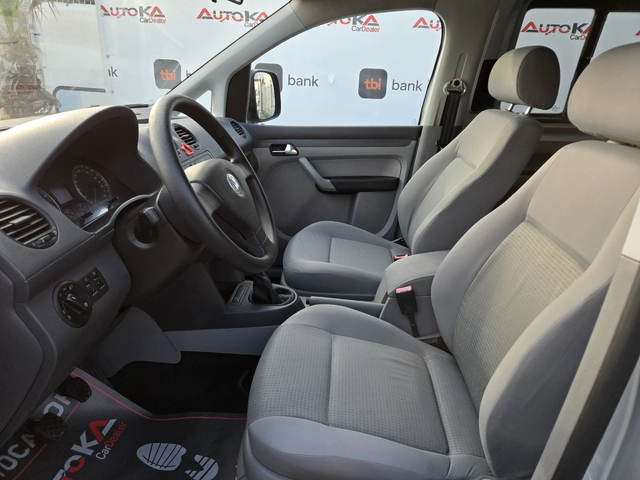 VW Caddy 2.0i-109кс= ФАБРИЧЕН МЕТАН= КЛИМАТИК - автомобили, коли, обяви за нови и употребявани 6