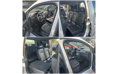 VW Caddy 2.0TDI 102kc DSG 7MESTA FULLL - автомобили, коли, обяви за нови и употребявани 14