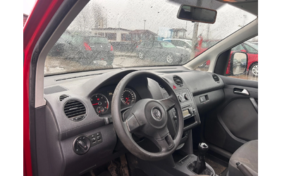 VW Caddy 1.6TDI 4+ 1 EURO 5 - автомобили, коли, обяви за нови и употребявани 12