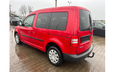 VW Caddy 1.6TDI 4+ 1 EURO 5 - автомобили, коли, обяви за нови и употребявани 8