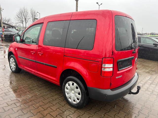 VW Caddy 1.6TDI 4+ 1 EURO 5 - автомобили, коли, обяви за нови и употребявани 8