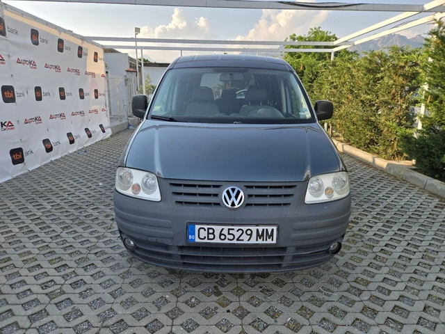 VW Caddy 2.0i-109кс= ФАБРИЧЕН МЕТАН= КЛИМАТРОНИК= ПЪТНИЧЕСК - автомобили, коли, обяви за нови и употребявани 0