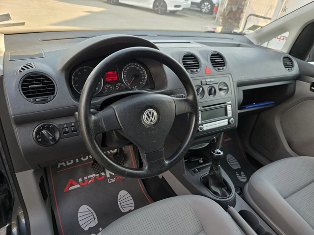 VW Caddy 2.0i-109кс= ФАБРИЧЕН МЕТАН= КЛИМАТРОНИК= ПЪТНИЧЕСК - автомобили, коли, обяви за нови и употребявани 7
