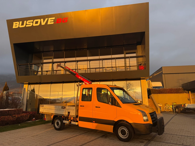 VW Crafter 2.5TDI Бордови + кран Клима - автомобили, коли, обяви за нови и употребявани 0