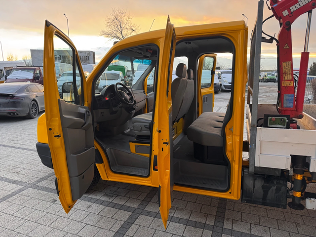 VW Crafter 2.5TDI Бордови + кран Клима - автомобили, коли, обяви за нови и употребявани 14
