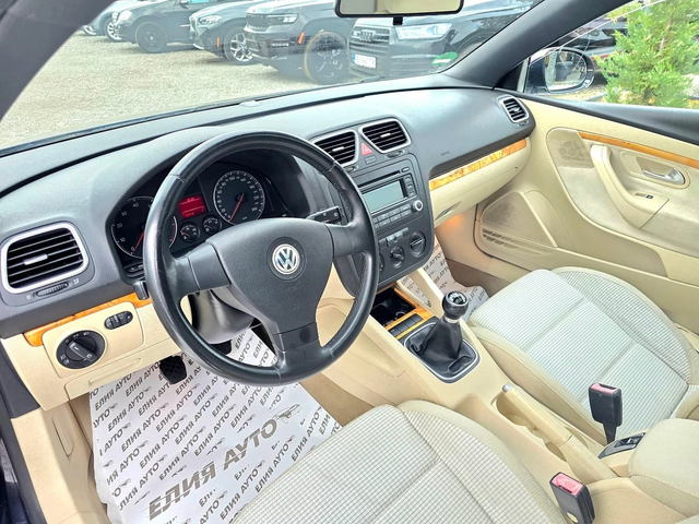 VW Eos 2.0FSI КАБРИО ТОП - автомобили, коли, обяви за нови и употребявани 11