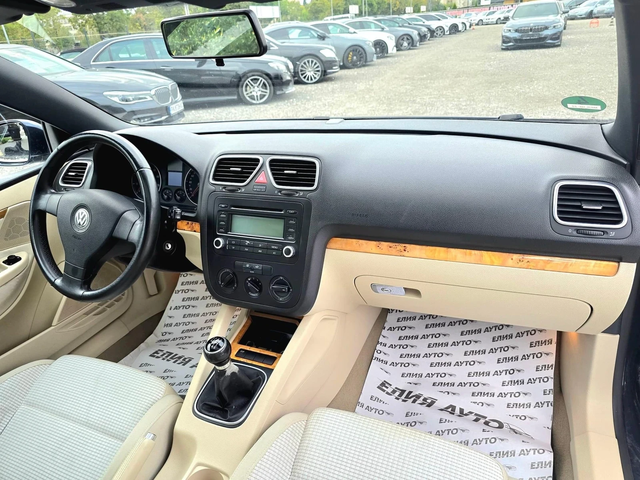 VW Eos 2.0FSI КАБРИО ТОП - автомобили, коли, обяви за нови и употребявани 14