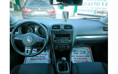 VW Golf 6-ТDi-105k.c.КЛИМАТРОНИК, ПАРК.АСИСТАНС, ЕВРО 5В - автомобили, коли, обяви за нови и употребявани 9