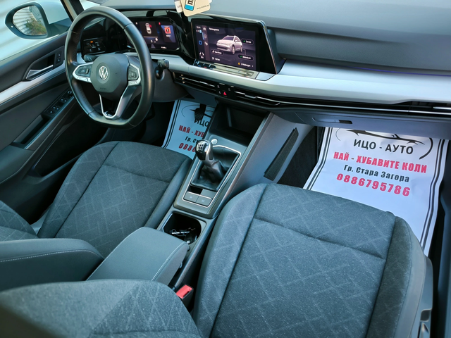 VW Golf 8-2, 0TDI-120k.6ск.EBPO 6, НАВИ, РЕКАРО, LED. - автомобили, коли, обяви за нови и употребявани 10
