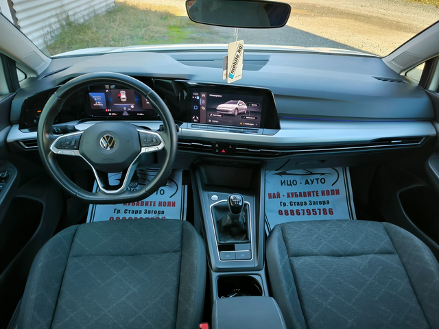 VW Golf 8-2, 0TDI-120k.6ск.EBPO 6, НАВИ, РЕКАРО, LED. - автомобили, коли, обяви за нови и употребявани 9