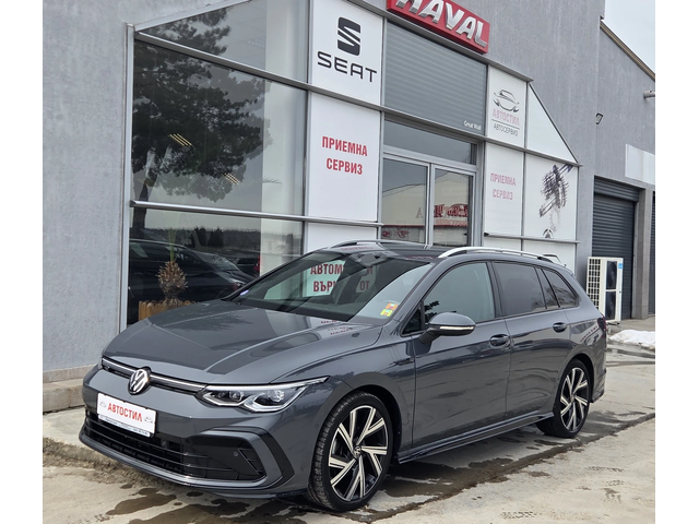 VW Golf R-Line в цвят Nardo Grey - автомобили, коли, обяви за нови и употребявани 0