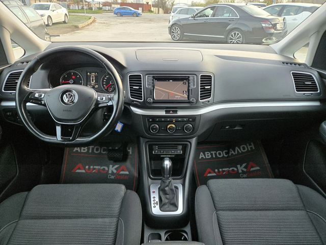 VW Sharan 2.0TDI-150кс= 7МЕСТА= АВТОМАТ= ДИСТРОНИК= LED - автомобили, коли, обяви за нови и употребявани 12
