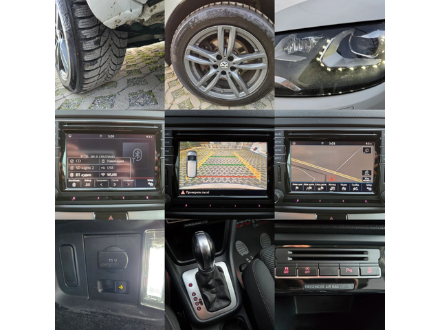 VW Sharan 2.0TDI-150кс= 7МЕСТА= АВТОМАТ= ДИСТРОНИК= LED - автомобили, коли, обяви за нови и употребявани 16