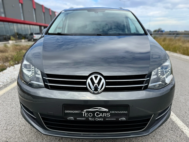 VW Sharan 2.0 TDI / LED / AVTOMAT / HIGHLINE / KOJA / NAVI - автомобили, коли, обяви за нови и употребявани 1