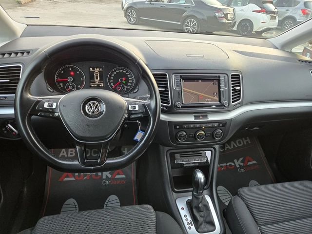 VW Sharan 2.0TDI-150кс= 7МЕСТА= DISTRONIC= LED= ПОДГРЕВ - автомобили, коли, обяви за нови и употребявани 11