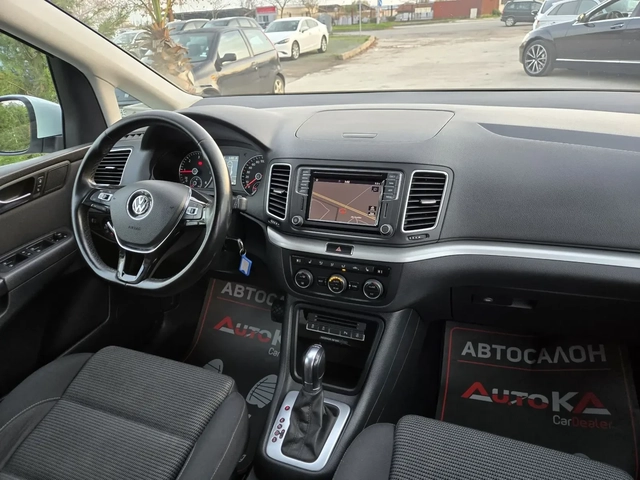 VW Sharan 2.0TDI-150кс= 7МЕСТА= DISTRONIC= LED= ПОДГРЕВ - автомобили, коли, обяви за нови и употребявани 13