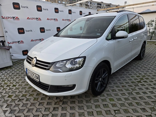 VW Sharan 2.0TDI-150кс= 7МЕСТА= DISTRONIC= LED= ПОДГРЕВ - автомобили, коли, обяви за нови и употребявани 5