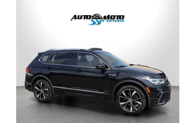 VW Tiguan HIGHLINE R-LINE 4MOTION *ACCIDENT FREE*SERVICE RECORDS*7 SEATES* CAMERA NAV BLUETOOTH LEATHER HEATED SEATS PANO ROOF CRUI All Wheel Drive - автомобили, коли, обяви за нови и употребявани 8