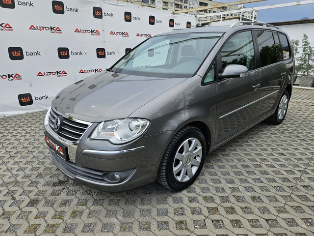 VW Touran 2.0i-109кс= ФАБРИЧЕН МЕТАН= FACELIFT= HIGHLINE - автомобили, коли, обяви за нови и употребявани 5