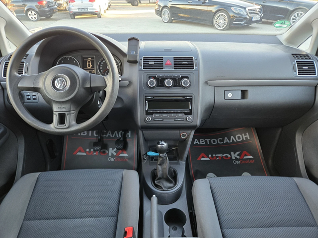 VW Touran 1.6TDI-105кс= 7МЕСТА= 6СК= ПОДГРЕВ= АВТОПИЛОТ - автомобили, коли, обяви за нови и употребявани 11