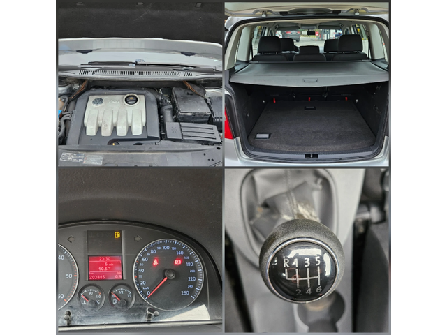 VW Touran 1.9 Tdi 6skorost/Klimatronik - автомобили, коли, обяви за нови и употребявани 14