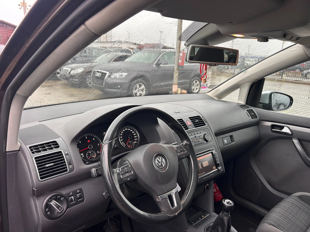VW Touran CROSS 1.6TDI 6+ 1 NAVI/PANORAMA EURO 5 - автомобили, коли, обяви за нови и употребявани 12