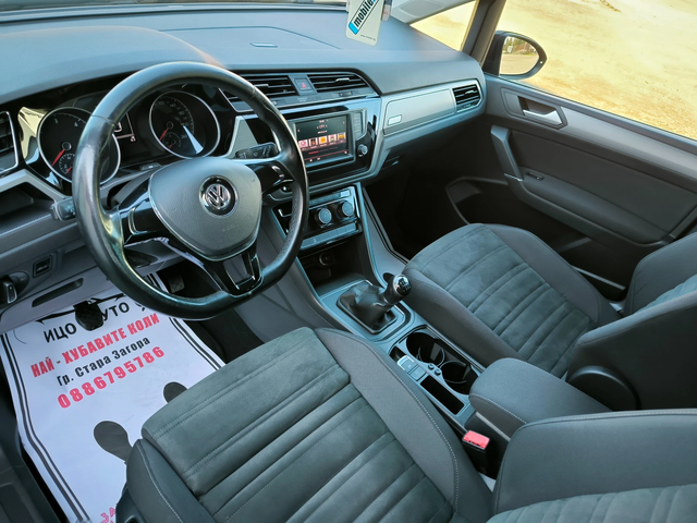 VW Touran 2, 0ТDi-150k.c.6скор.HABИ, LED, - автомобили, коли, обяви за нови и употребявани 8