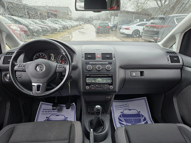 VW Touran 1.4tsi Comfortline ecofuel Метан - автомобили, коли, обяви за нови и употребявани 15