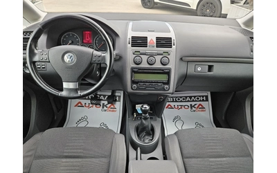 VW Touran 2.0i-109кс= ФАБРИЧЕН МЕТАН= FACELIFT= HIGHLINE - автомобили, коли, обяви за нови и употребявани 11