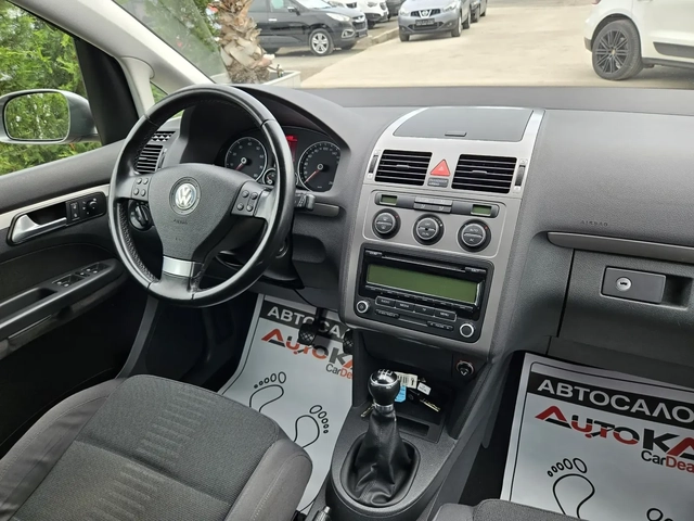 VW Touran 2.0i-109кс= ФАБРИЧЕН МЕТАН= FACELIFT= HIGHLINE - автомобили, коли, обяви за нови и употребявани 12