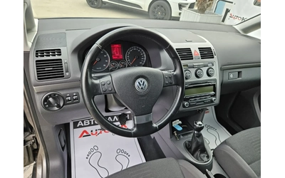 VW Touran 2.0i-109кс= ФАБРИЧЕН МЕТАН= FACELIFT= HIGHLINE - автомобили, коли, обяви за нови и употребявани 7
