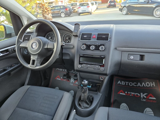 VW Touran 1.6TDI-105кс= 7МЕСТА= 6СК= ПОДГРЕВ= АВТОПИЛОТ - автомобили, коли, обяви за нови и употребявани 12